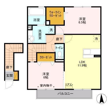 フルール・ド・スリジェⅡ（202） 間取り図画像