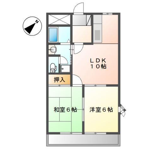 ユーカリハイツ 間取り図画像