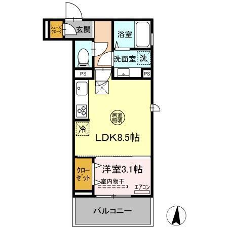 VIVIDO.M（101） 間取り図画像