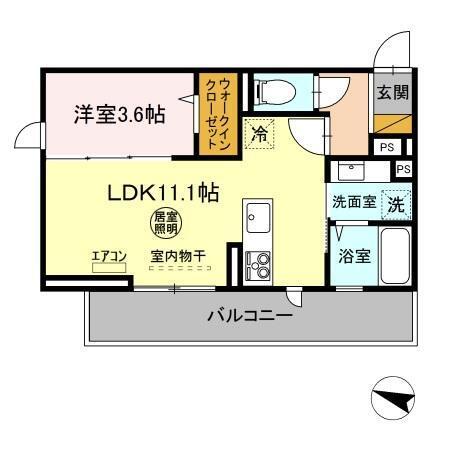 Felicidade（ﾌｪﾘｼﾀﾞｰｼﾞ）（308） 間取り図画像