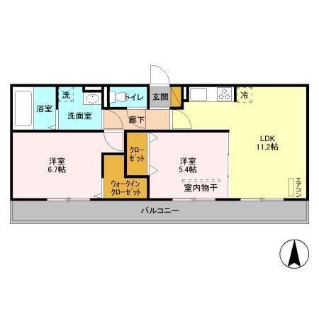 Droom SAKURA.J（302） 間取り図画像