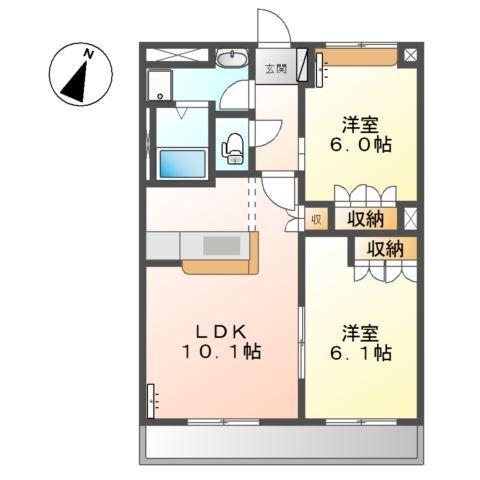 エクセルレモン 間取り図画像