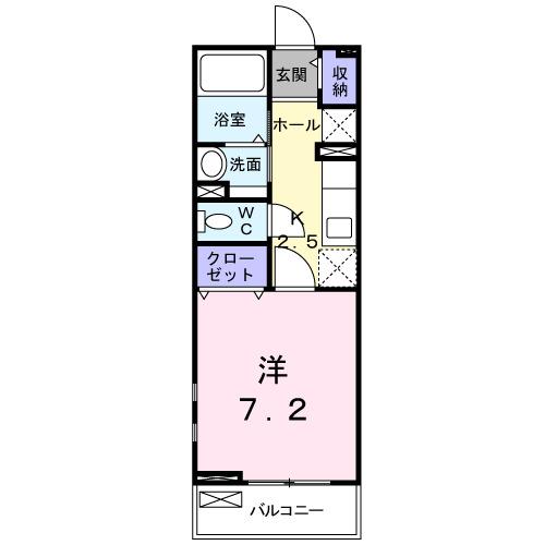 クレア（205） 間取り図画像
