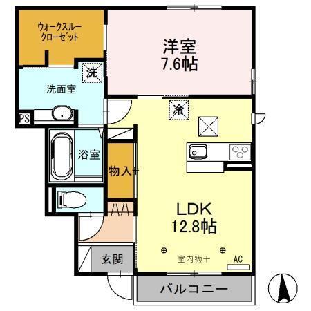 サンモール　A（102） 間取り図画像
