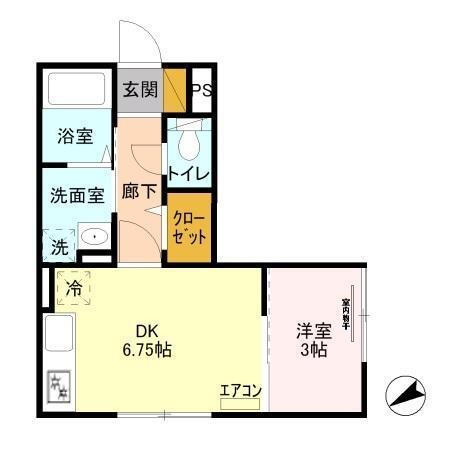 セジュール本町（201） 間取り図画像