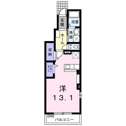 フィオーレＡ（101） 間取り図画像