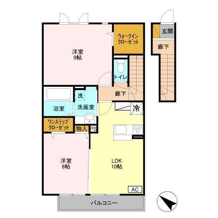 サザンクロス（205） 間取り図画像