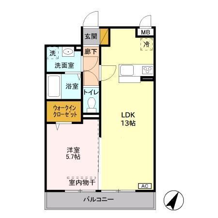 グランマルニエ（302） 間取り図画像