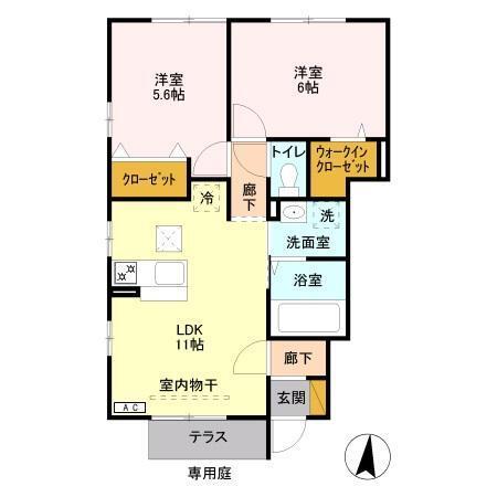 サンボナール（101） 間取り図画像