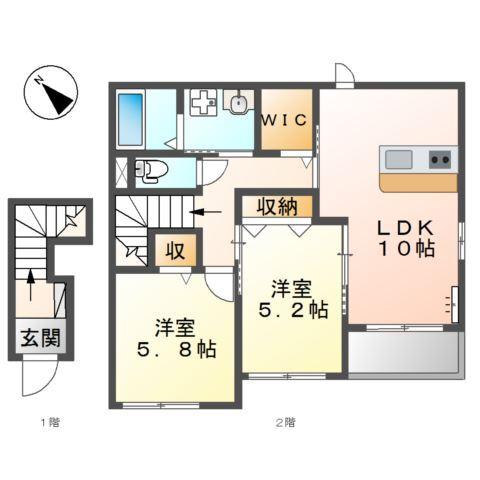 パレ・プランタン 間取り図画像