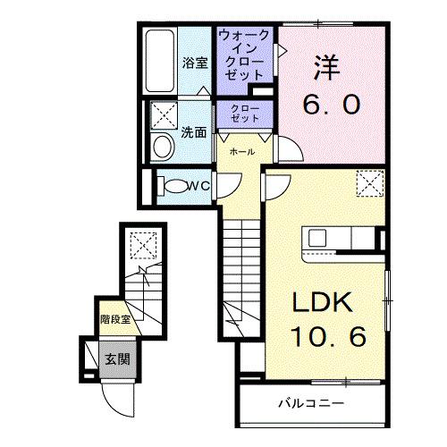 プロムナード・Ｋ（202） 間取り図画像
