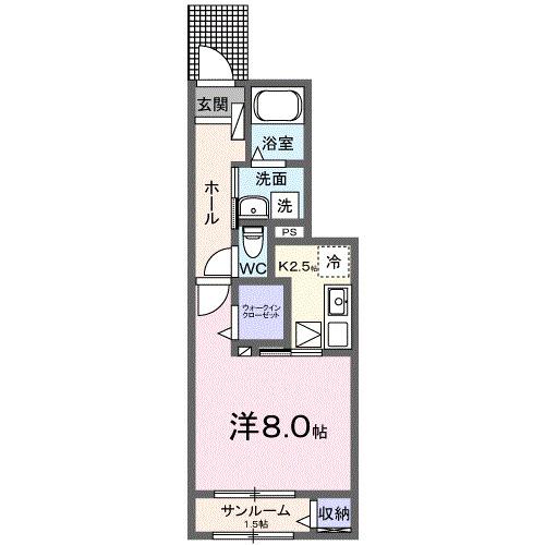 アルドーレⅡ（102） 間取り図画像