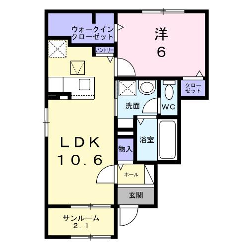 ジール（101） 間取り図画像