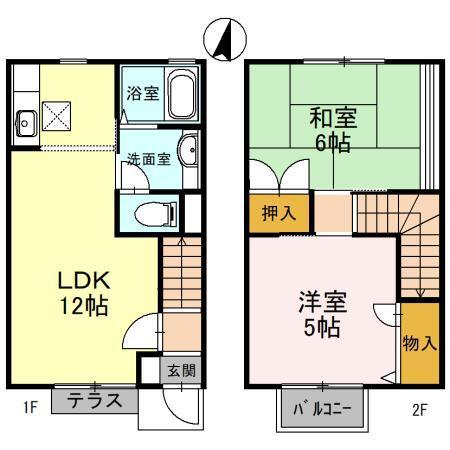 アネックス　Ｄ（102） 間取り図画像