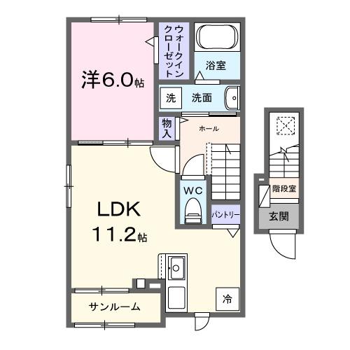 プレンディー（201） 間取り図画像