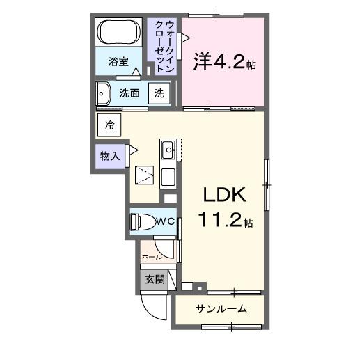 プレンディー（104） 間取り図画像
