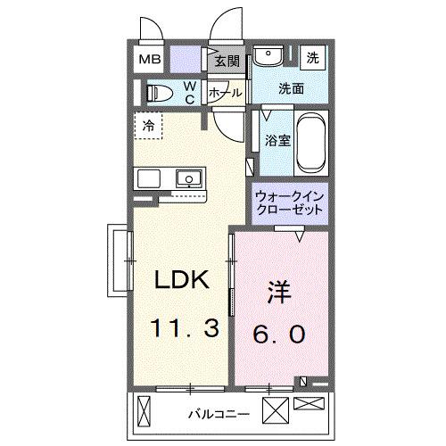 パインズ　グレイス−Ｖ（306） 間取り図画像