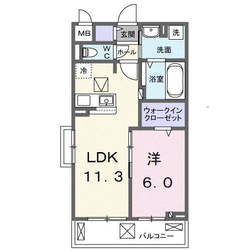 パインズ　グレイス−Ｖ（106） 間取り図画像