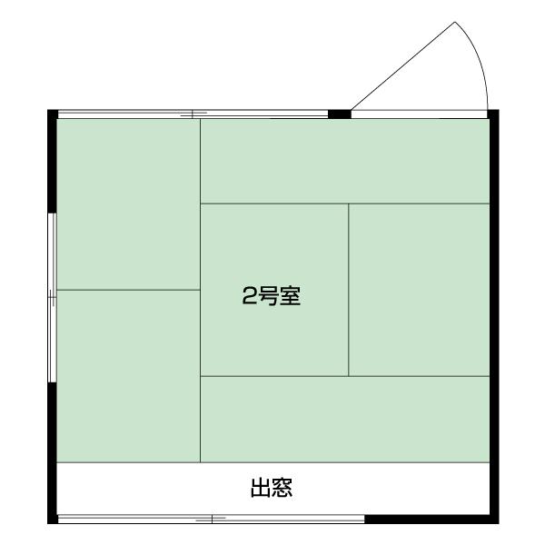 高山旭町貸アパート（2号室） 間取り図画像