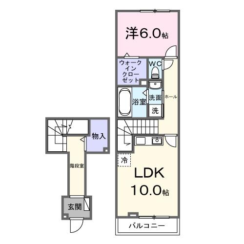 プラシードⅢ（205） 間取り図画像