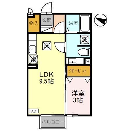 リヴェール･エスパシオ（105） 間取り図画像