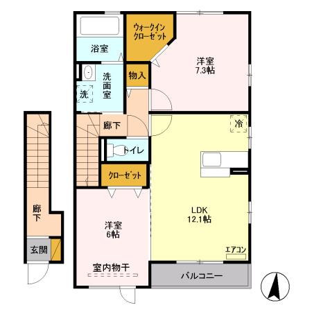 サンボナール（203） 間取り図画像