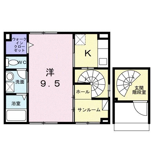 ストーキア（204） 間取り図画像