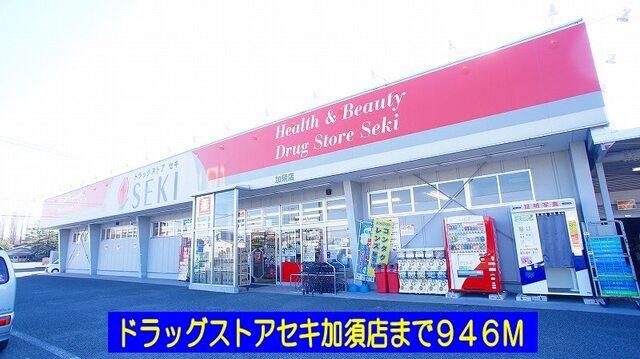 ドラッグストアセキ加須店：946m