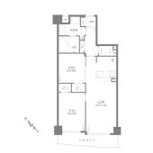 マイキャッスル東長崎 間取り図画像