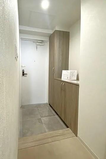 竹の塚パークホームズ 玄関