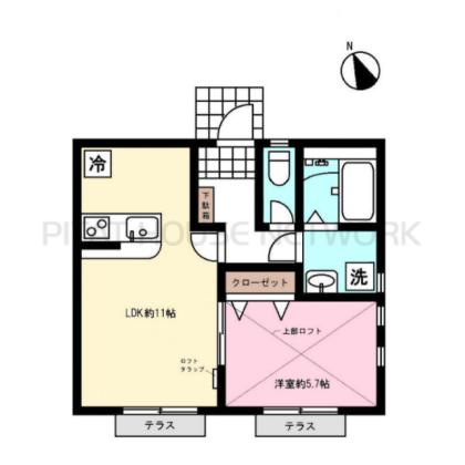 メゾンソレイル 間取り図写真