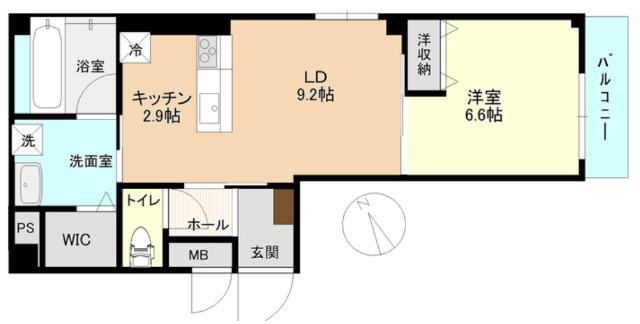 ボヌール（501） 間取り図画像