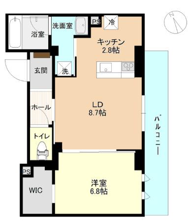 ボヌール（402） 間取り図画像