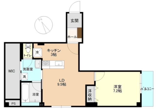 ボヌール（303） 間取り図画像
