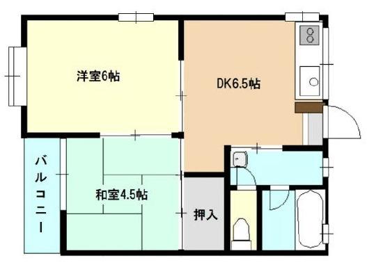 セイセンハイツⅡ（203） 間取り図画像