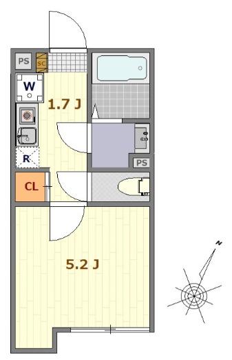 ヴァンガードハイツ東村山（104） 間取り図画像