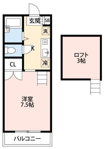 シャトルⅡ（205） 間取り図画像
