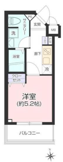 レピュア武蔵関（301） 間取り図画像