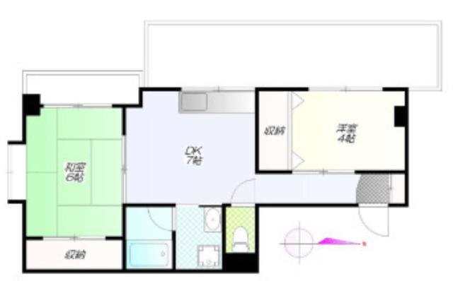 第９小野ビル（401） 間取り図画像