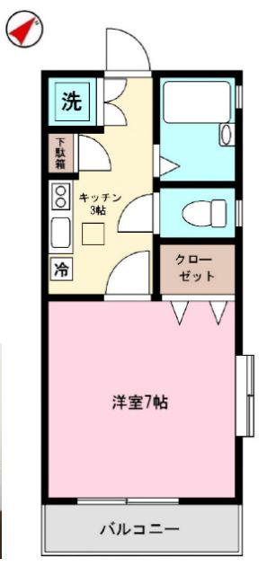 ソニアふじ（101） 間取り図画像
