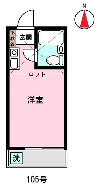 第二コーポみのり（105） 間取り図画像