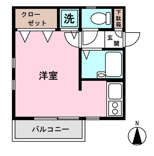 オーシャンズ・ブルー（202） 間取り図画像