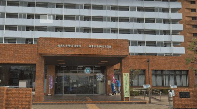 西東京市柳沢図書館：871m