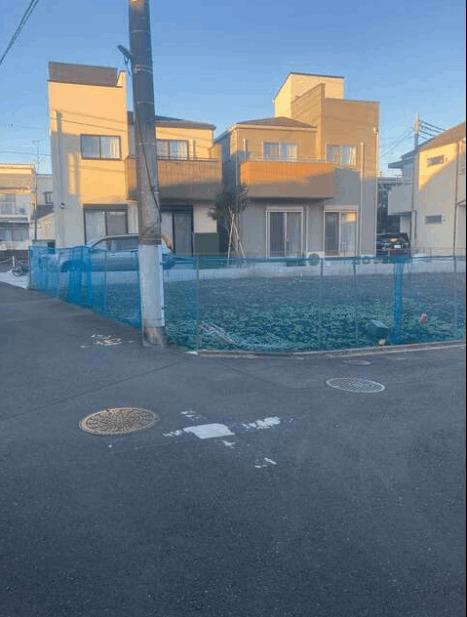 前面道路含む土地