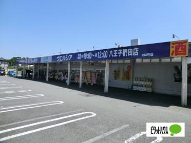 ウエルシア八王子椚田店：321m