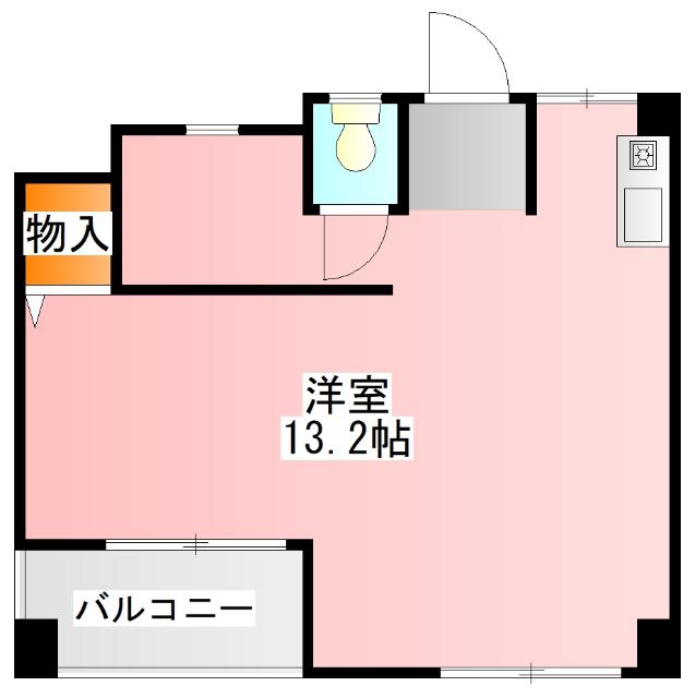 日野スカイマンション 間取り図画像