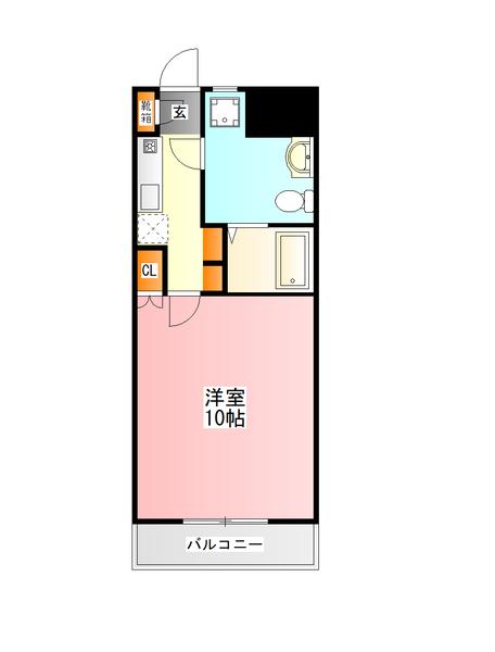 八王子市松木マンション 間取り図画像