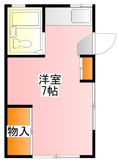 日野市多摩平アパート 間取り図画像