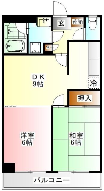 八王子市高倉町マンション 間取り図画像