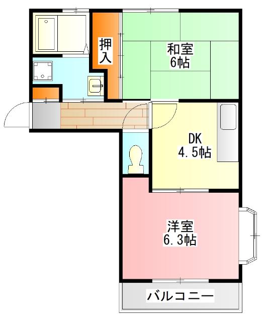 ウィンディアいそぬま 間取り図画像